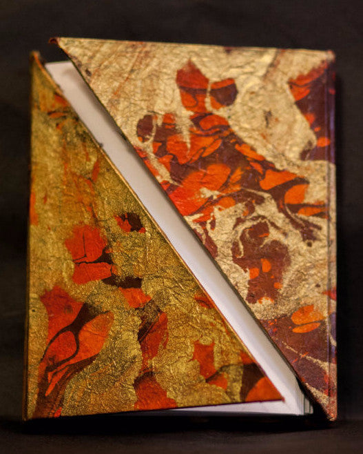 Gold Marble Hand-bound Hug Book