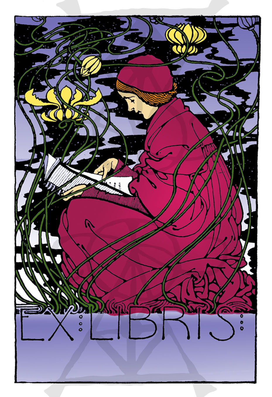 X-libris:  Art Nouveau