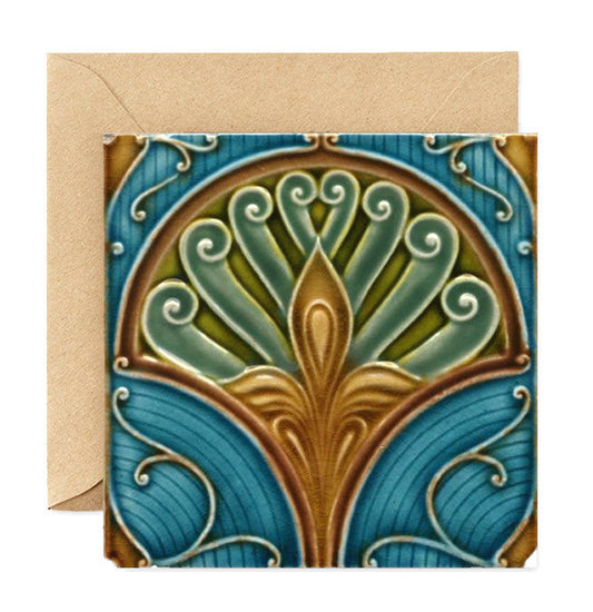 Nouveau Tiles Plate Four