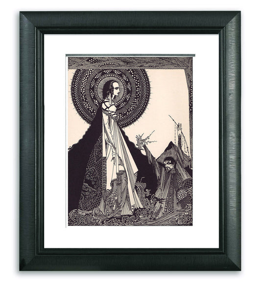 Harry Clarke, "Tales of Mystery and Imagination," Plate No. 8