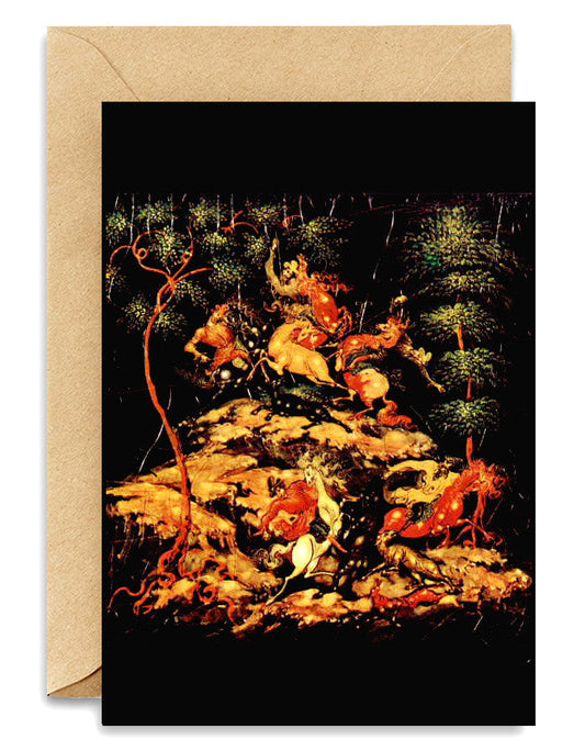 Palekh White Horse